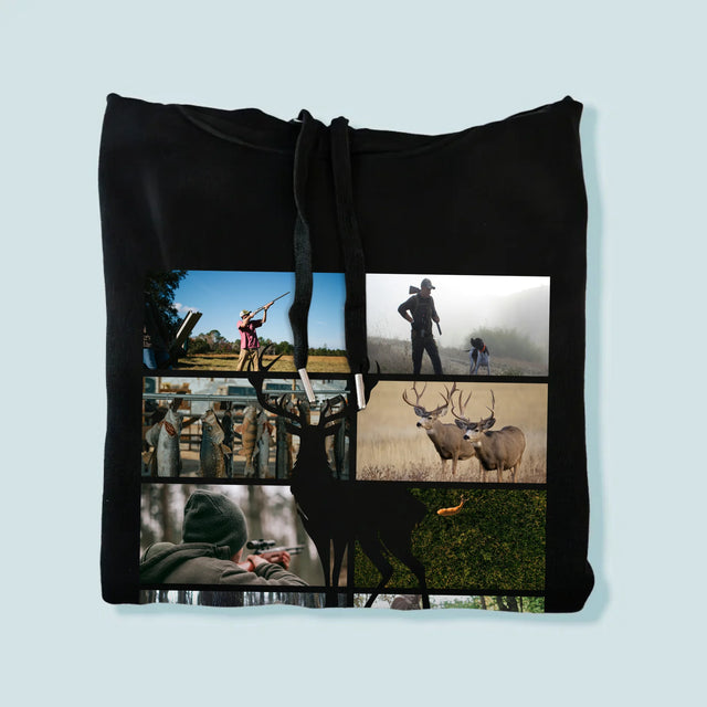 Colaj De Fotografii: Vânător - Hanorac Cu Glugă Pentru Bărbați