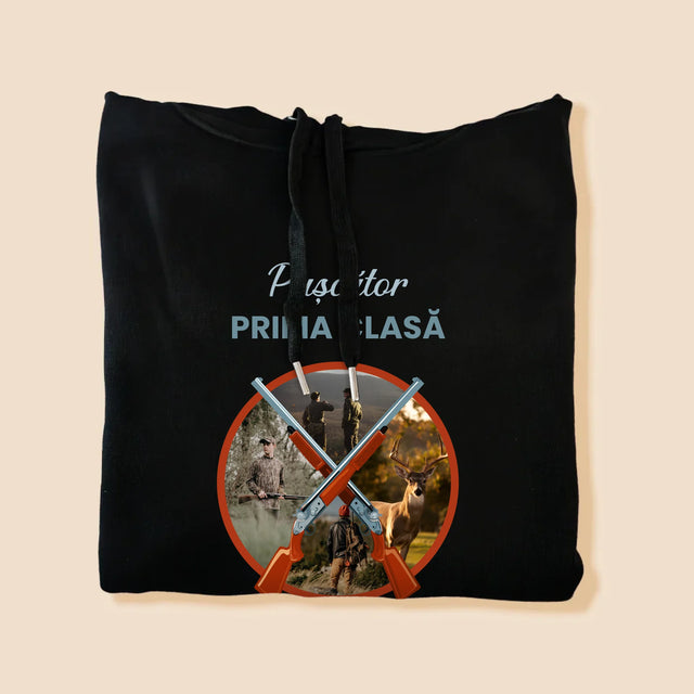 Colaj De Fotografii: Pușcător Prima Clasă - Hanorac Cu Glugă Pentru Bărbați