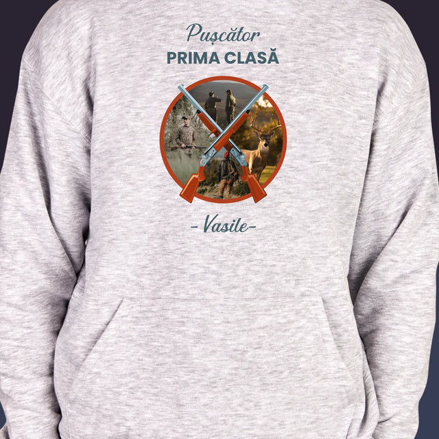 Colaj De Fotografii: Pușcător Prima Clasă - Hanorac Cu Glugă Pentru Bărbați