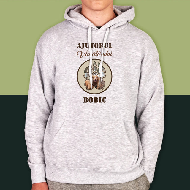 Formă Din Fotografii: Ajutorul Vânătorului - Hanorac Cu Glugă Pentru Bărbați