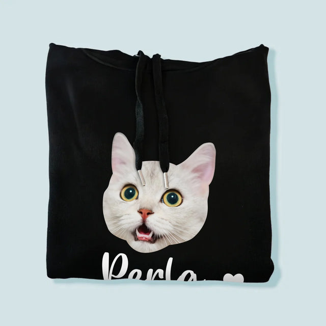 Personajul Tău: Capul Mâțului Tău - Hanorac Cu Glugă Pentru Bărbați