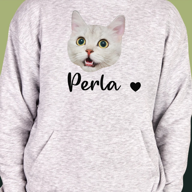 Personajul Tău: Capul Mâțului Tău - Hanorac Cu Glugă Pentru Bărbați