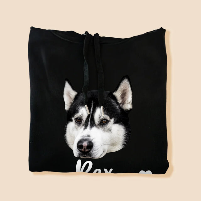 Personajul Tău: Capul Câinelui Tău - Hanorac Cu Glugă Pentru Bărbați