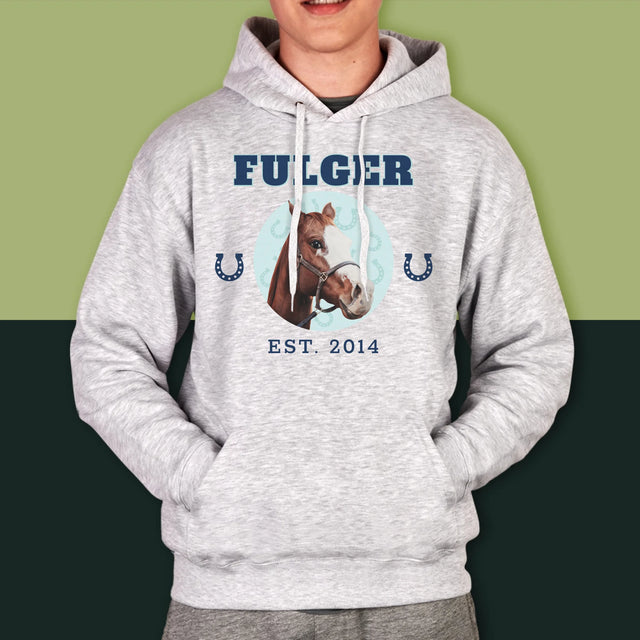 Personajul Tău: Calul Tău Varsity - Hanorac Cu Glugă Pentru Bărbați