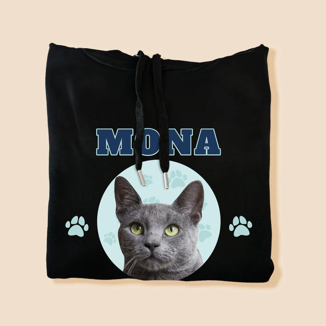 Personajul Tău: Mâțul Tău Varsity - Hanorac Cu Glugă Pentru Bărbați