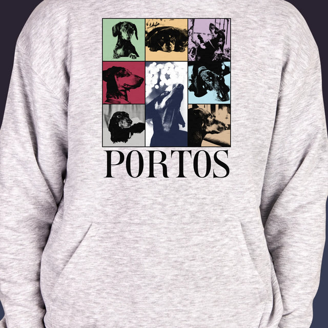 Colaj De Fotografii: Cățeluș Ca Taylor - Hanorac Cu Glugă Pentru Bărbați