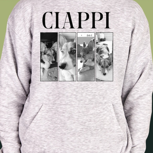 Colaj De Fotografii: Bootleg Clasic Cu Cățeluș - Hanorac Cu Glugă Pentru Bărbați