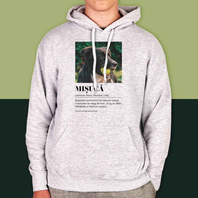 Fotografie Si Semnătură: Cățeluș Definiția - Hanorac Cu Glugă Pentru Bărbați