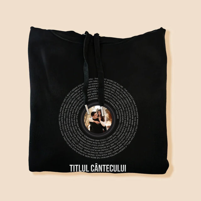 Fotografie Si Semnătură: Textul Cântecului Pe Disc - Hanorac Cu Glugă Pentru Bărbați