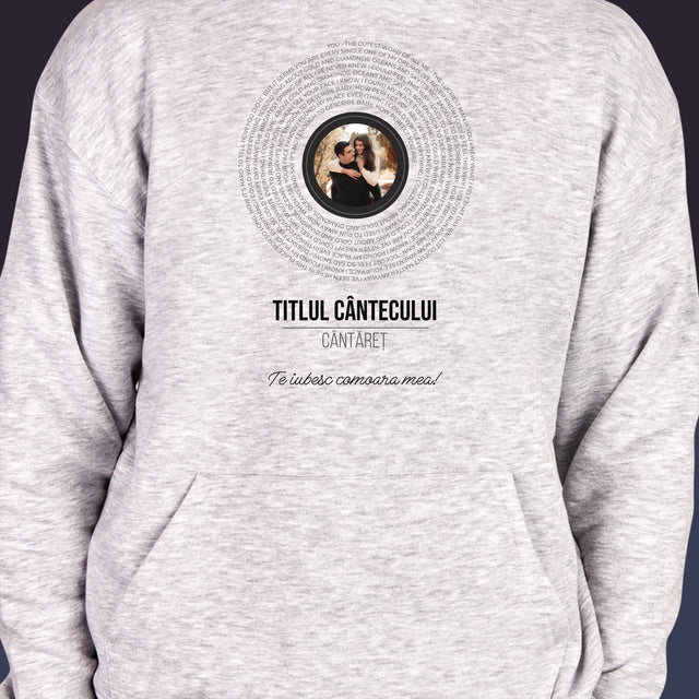 Fotografie Si Semnătură: Textul Cântecului Pe Disc - Hanorac Cu Glugă Pentru Bărbați