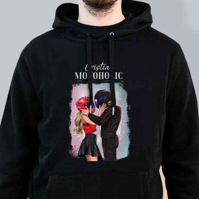 Creator De Personaj: Motoholic - Hanorac Cu Glugă Pentru Bărbați