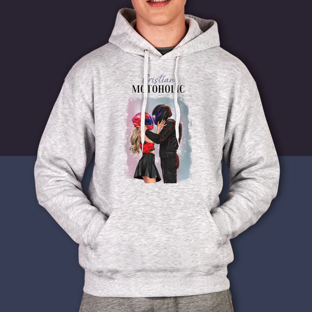 Creator De Personaj: Motoholic - Hanorac Cu Glugă Pentru Bărbați