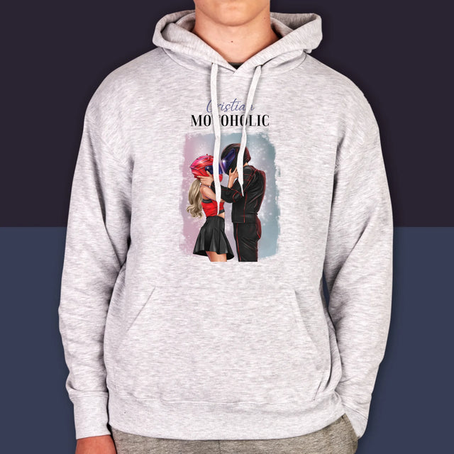 Creator De Personaj: Motoholic - Hanorac Cu Glugă Pentru Bărbați