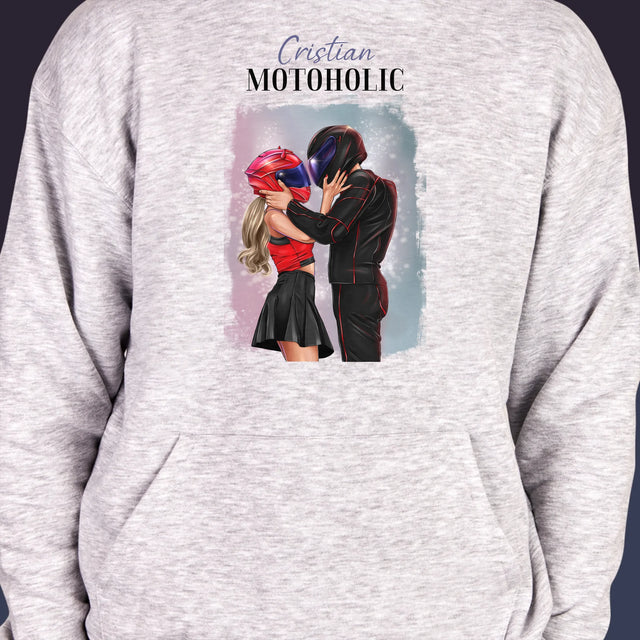 Creator De Personaj: Motoholic - Hanorac Cu Glugă Pentru Bărbați