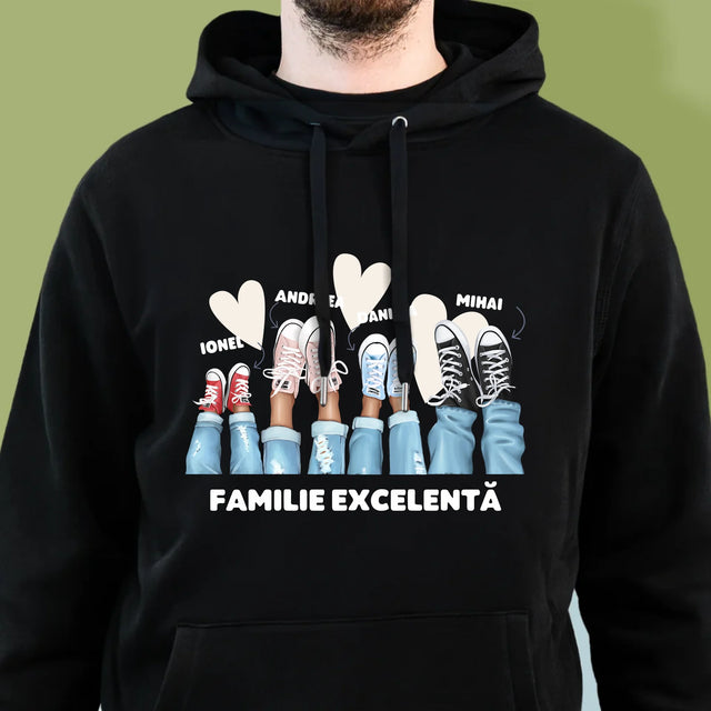 Creator De Personaj: Familia Teniși - Hanorac Cu Glugă Pentru Bărbați