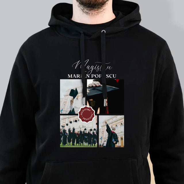 Colaj De Fotografii: Magistru - Hanorac Cu Glugă Pentru Bărbați