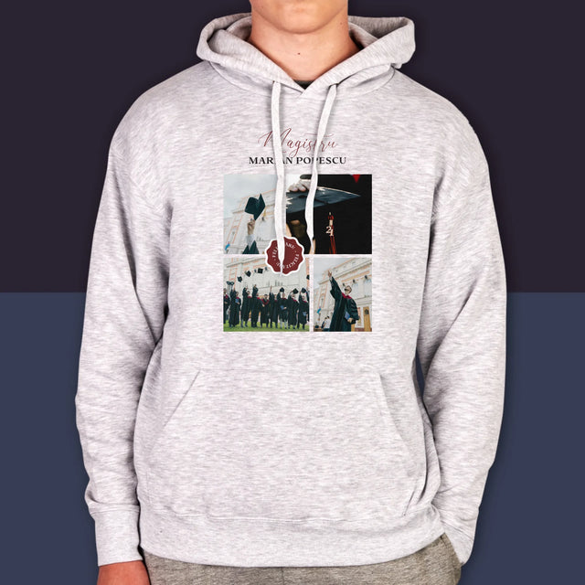 Colaj De Fotografii: Magistru - Hanorac Cu Glugă Pentru Bărbați