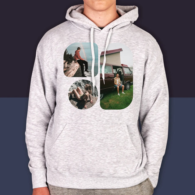 Colaj De Fotografii: Forme - Hanorac Cu Glugă Pentru Bărbați