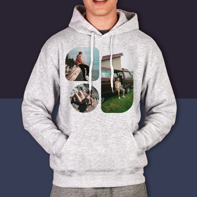 Colaj De Fotografii: Forme - Hanorac Cu Glugă Pentru Bărbați