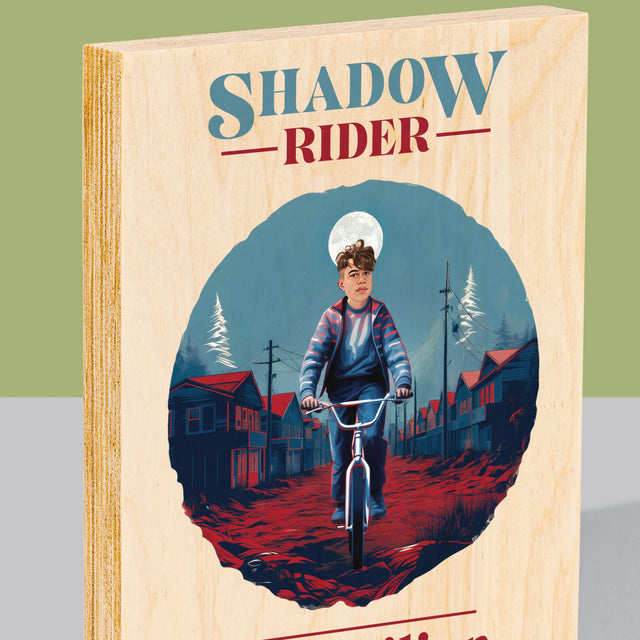 Personajul Tău: Shadow Rider - Imprimare Pe Lemn ( Verticală)