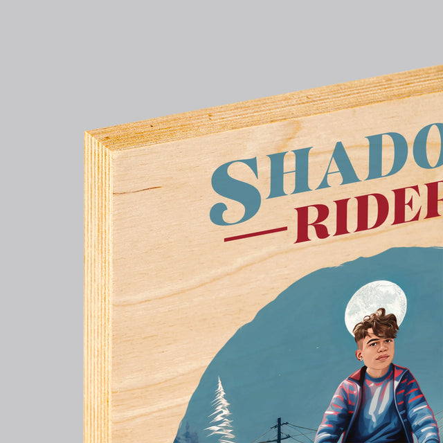 Personajul Tău: Shadow Rider - Imprimare Pe Lemn ( Verticală)