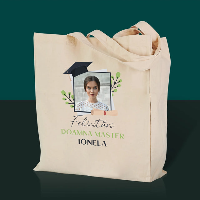 Fotografie Si Semnătură: Felicitări Master - Sacoșă De Pânză