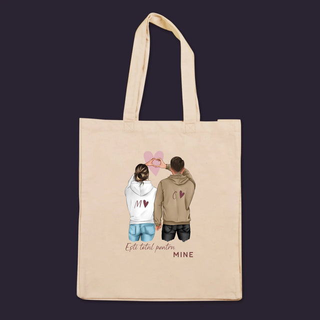 Creator De Personaj: Cuplu Inimă - Sacoșă De Pânză