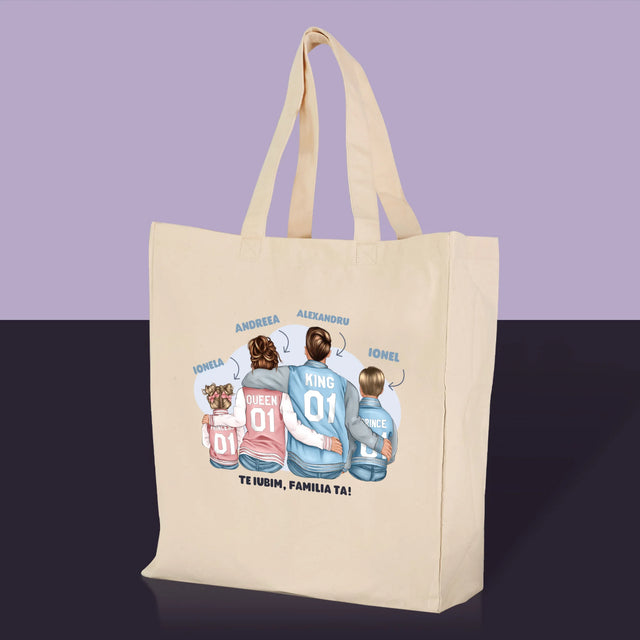 Creator De Personaj: Familia În Honoraci - Sacoșă De Pânză