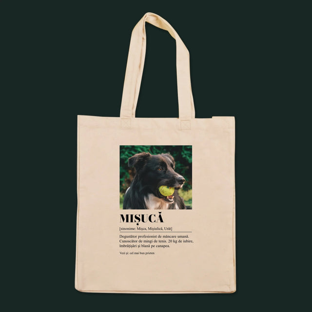 Fotografie Si Semnătură: Cățeluș Definiția - Sacoșă De Pânză