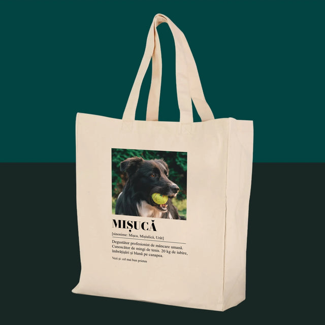 Fotografie Si Semnătură: Cățeluș Definiția - Sacoșă De Pânză