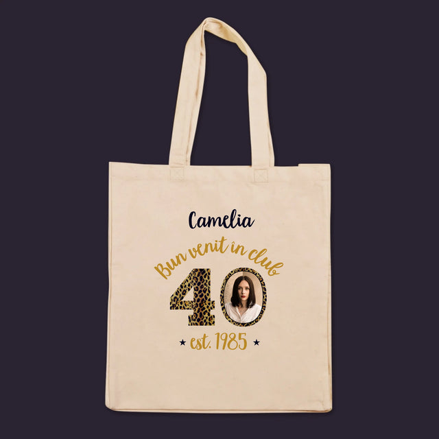 Fotografie Si Semnătură: Bun Venit În Clubul 40 - Sacoșă De Pânză