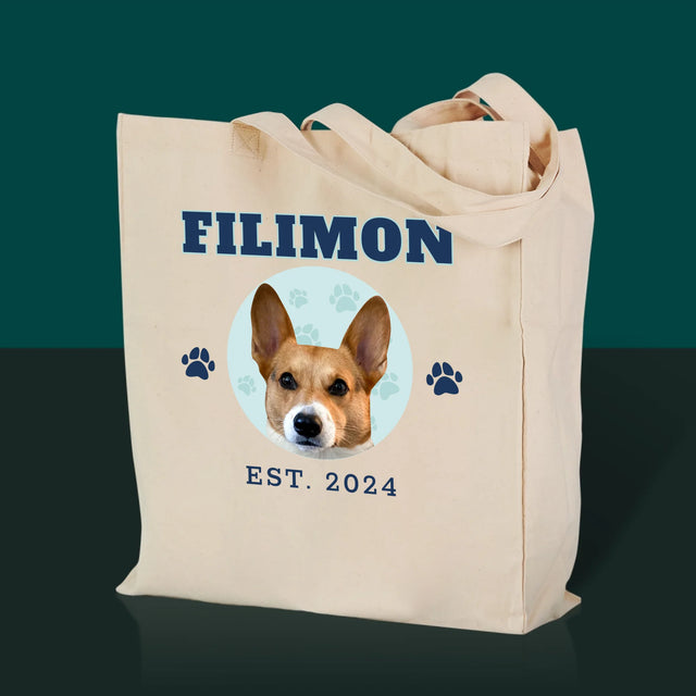 Personajul Tău: Câinele Tău Varsity - Sacoșă De Pânză