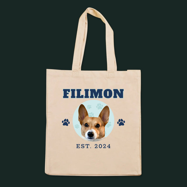 Personajul Tău: Câinele Tău Varsity - Sacoșă De Pânză