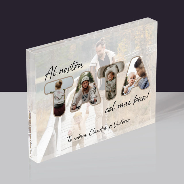 Cuvânt Din Fotografii: Tatăl Nostru Este Cel Mai Bun - Bloc Acrilic