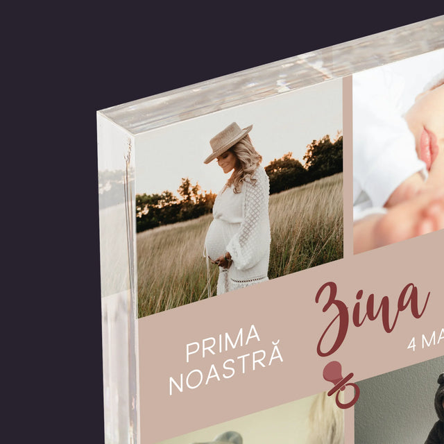 Colaj De Fotografii: Prima Noastră Zi A Mamei - Bloc Acrilic