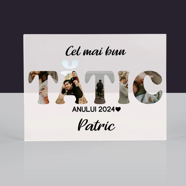 Cuvânt Din Fotografii: Cel Mai Bun Tată Al Anului - Bloc Acrilic