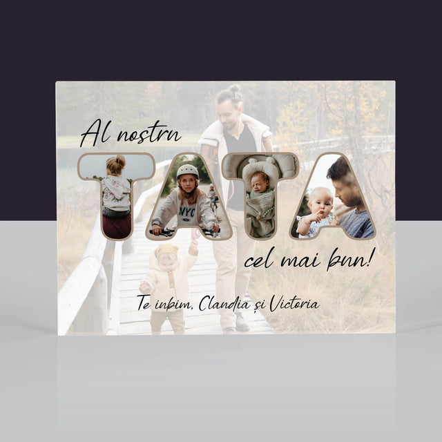 Cuvânt Din Fotografii: Tatăl Nostru Este Cel Mai Bun - Bloc Acrilic