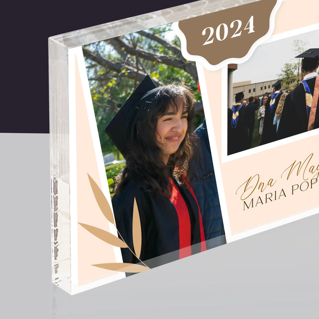 Colaj De Fotografii: Dna Magistră - Bloc Acrilic