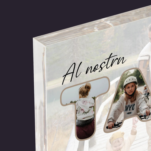 Cuvânt Din Fotografii: Tatăl Nostru Este Cel Mai Bun - Bloc Acrilic