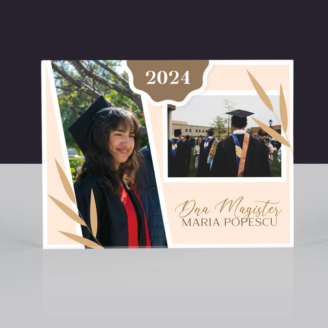Colaj De Fotografii: Dna Magistră - Bloc Acrilic