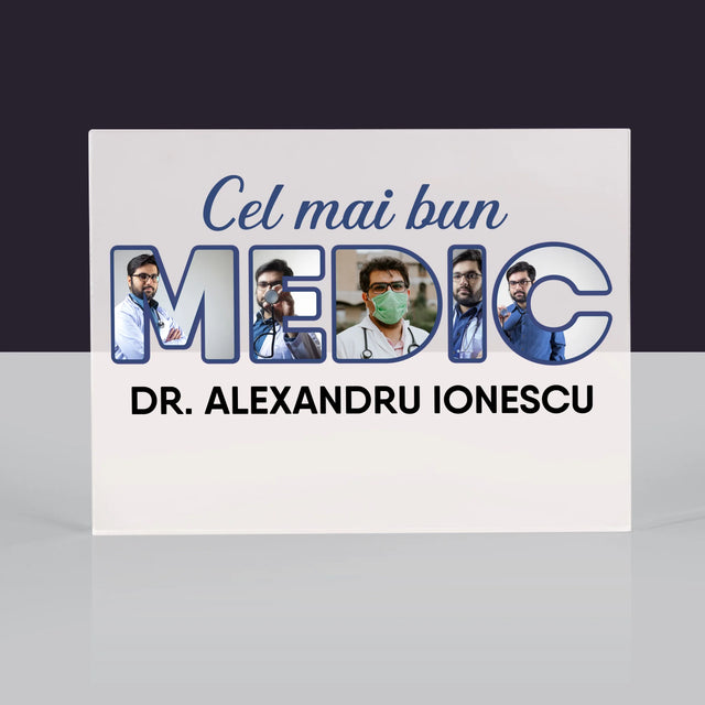 Cuvânt Din Fotografii: Cel Mai Bun Medic - Bloc Acrilic