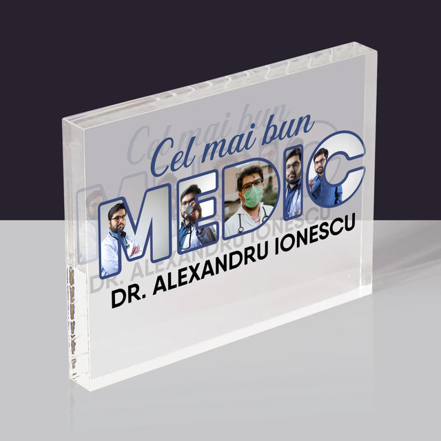 Cuvânt Din Fotografii: Cel Mai Bun Medic - Bloc Acrilic