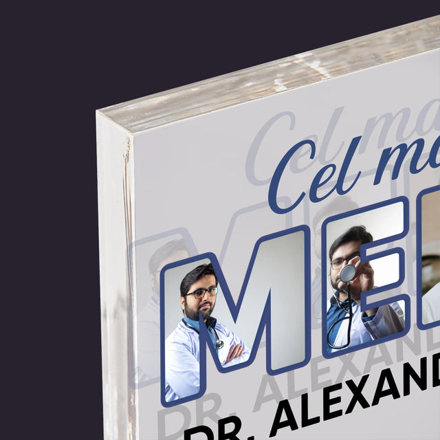 Cuvânt Din Fotografii: Cel Mai Bun Medic - Bloc Acrilic