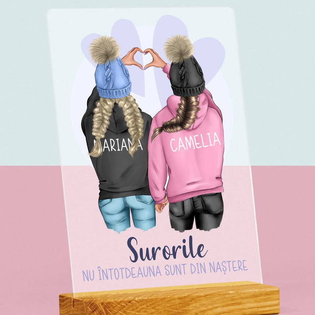 Creator De Personaj: Prietene Iarna - Imprimare Pe Sticlă Acrilică (Verticală)