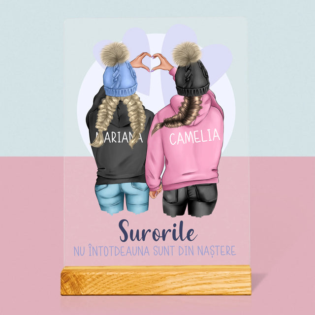 Creator De Personaj: Prietene Iarna - Imprimare Pe Sticlă Acrilică (Verticală)