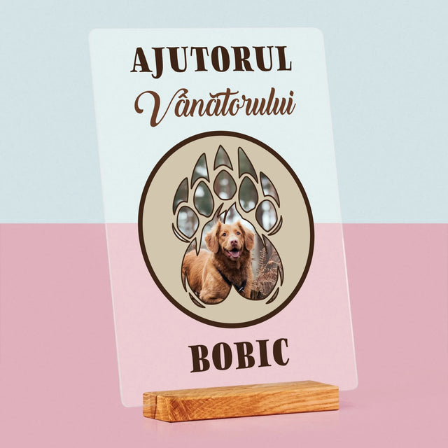 Formă Din Fotografii: Ajutorul Vânătorului - Imprimare Pe Sticlă Acrilică (Verticală)