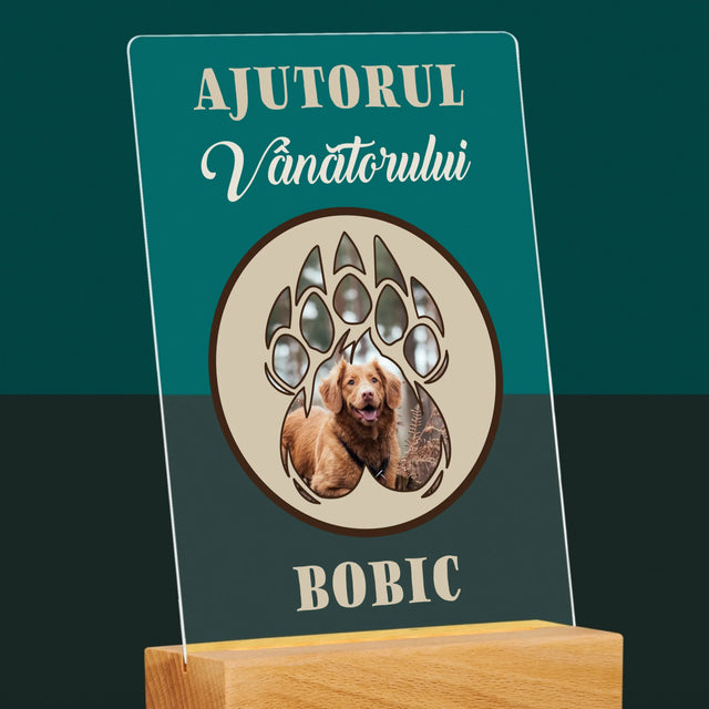 Formă Din Fotografii: Ajutorul Vânătorului - Imprimare Pe Sticlă Acrilică (Verticală)