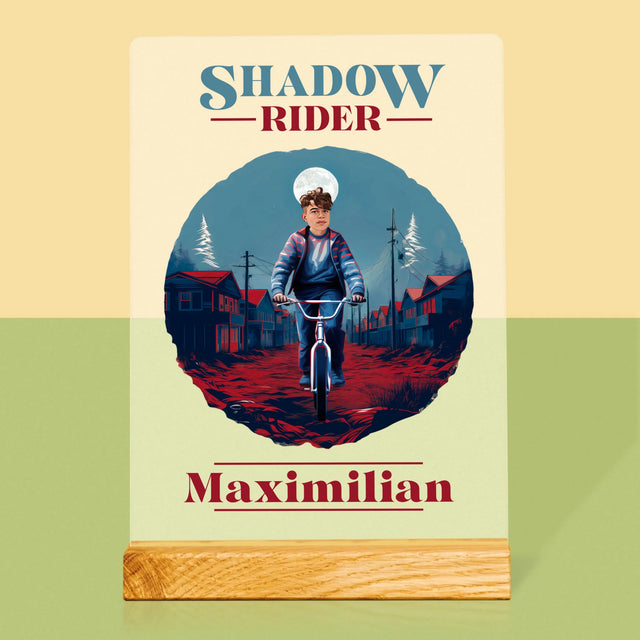 Personajul Tău: Shadow Rider - Imprimare Pe Sticlă Acrilică (Verticală)