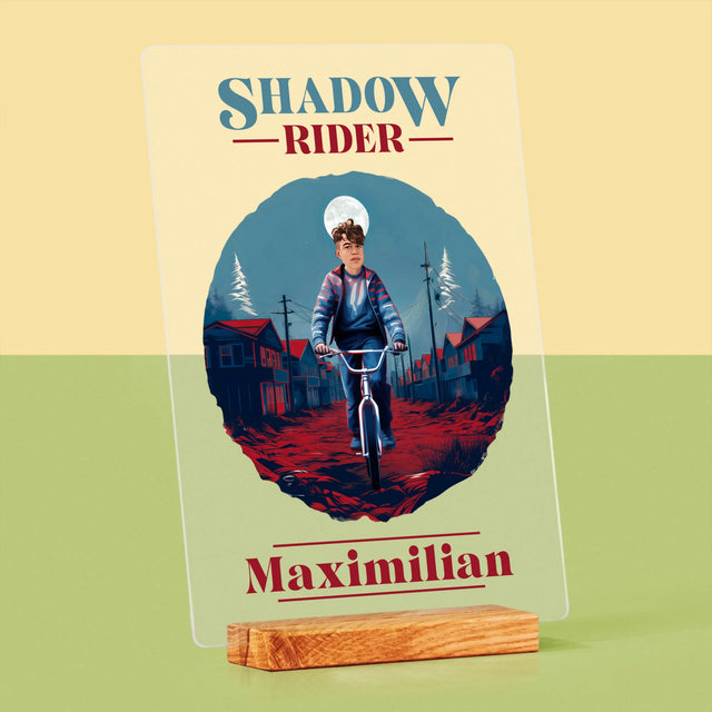 Personajul Tău: Shadow Rider - Imprimare Pe Sticlă Acrilică (Verticală)