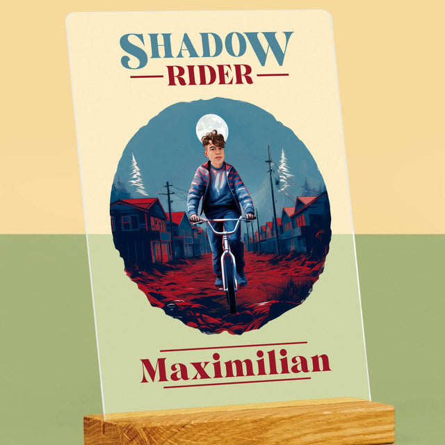 Personajul Tău: Shadow Rider - Imprimare Pe Sticlă Acrilică (Verticală)